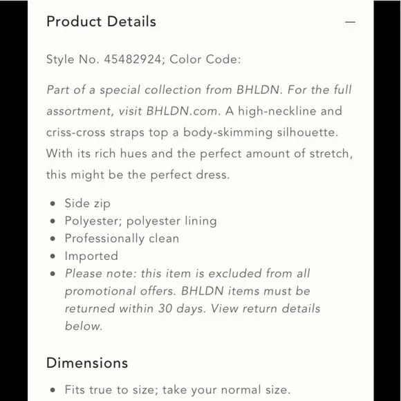 NWT BHLDN Klara Dress size 2 Purple - Picture 3 of 12